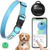 Aoikoy Collare GPS Tracker per Cani Collare intelligente Smart Tracker + set collare Posizione in tempo reale/Portata illimitata/di localizzazione per cani Taglia regolabile impermeabile solo sistema IOS