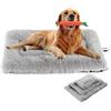 FANSU Cuscino per Cani Gatti Inverno Cuscino Cani, Lavabile Materassino Cane, Cucce per Cani da Interno Caldo Soffice e Morbida Cuccie per Gatti Letto Cane (90x60CM,Grigio Chiaro)