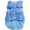 Suammiitstrieadea Cappotti invernali caldi per cani Cappotti per animali domestici Vestiti per cani Cappotto invernale Gilet Piumino per cuccioli Abbigliamento Plus Size, Blu, M
