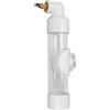 GLOGLOW Abbeveratoio Automatico per Pappagalli, Beccuccio per Massaggiagengive in Acrilico, Beverino per Uccelli di Grande capacità per Piccoli Pappagalli Medi per Accessori per Gabbie per Uccelli (Bianco)