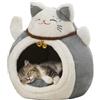 Generic Cama Para Gatos De Invierno Para Interior - Semi-Cerrado Para, Cama Cálida Para Gatos Para Dormir, De Gato Calentador | Para Hogar Sala De Estar Dormitorio Apartamento Sueño Nocturno