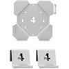 4mount Wall Mount Supporti da parete per Playstation 4 Slim Bundle Bianca
