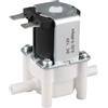 ERYUE Elettrovalvola Acqua Normalmente Chiusa 12 V N/C - Valvola Elettrica Durevole per Distributore Acqua - Valvola di Ingresso a Inserimento Rapido Adatta per Macchine Ad Pura