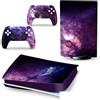 PDURMBUAB Nessuna Schiuma Nessuna Bolla Decal Skin Per PS 5 Disk Edition Console 2 Controller Vinile Cover Wraps Per PS5 Disc Version 46853