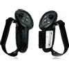 AZURAOKEY Cover per controller aggiornata per Meta Quest 3, accessori antiscivolo e anti lancio, con cinturino da polso per nocche, accessori per Meta Quest 3 VR (nero)