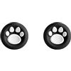THLMT 2 pezzi di coperture in silicone per thumbstick compatibili con Rog Xbox Ally/con Ally X, coperture per thumbstick e rocker per controller di console di gioco e joystick (Nero e bianco)