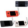 Generico Per ANBERNlC, RG28XX Custodia Protettiva In Silicone, RG28XX Gaming Console Copertura Protettiva a Goccia Accessori In Tinta Unita. (Nero)