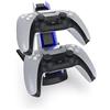 Generic Dock del caricatore del regolatore per PS5, culla della stazione del supporto di caricamento doppio di gioco il joystick del Gamepad del regolatore di per Sony Playstation 5