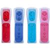 Tevodo Telecomando Wii, confezione da 4 controller wireless compatibile con Wii Wii U (rosso, blu, rosa, blu scuro)