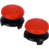 Restokki 2 pcs Soft Silicone Minterio in midio Cover Giotto Giordia per la chiave di gamepad (Rojo)