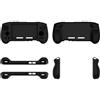 Generico Per ANBERNIC RG556, Custodia protettiva in silicone per RG556 Gaming Console Protezione da Goccia Accessori Semplici Colore Solido (Nero)