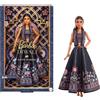 Barbie Signature - Diwali by Anita Dongre, bambola da collezione con look Midnight Bloom, lehenga disegnato per la festa delle luci e piedistallo, giocattolo da collezione, 6+ anni, HRM91