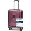 REDOLZ Bagaglio a mano con scomparto laptop | Valigia ultra leggera 40 x 23 x 55 cm con apertura frontale | espandibile da 45 a 55 litri | solo 3,2 kg (Essentials 14)