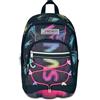 Seven Zaino Scuola Dual, Nero Fucsia, Doppio Scomparto Da 31 L, Con Tasca Per PC, Tasca Per Borraccia e Tasca Con Organizer, Scuola Media e Superiore, Zaino Ragazza