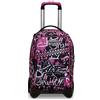 Seven Zaino Trolley Scuola Elementare Bambina, Zaino Sganciabile, Doppio Uso, Spallacci a Scomparsa, fucsia