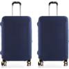 Cazqgoy 2pcs Custodia Protettiva per Valigia,Custodia protettiva per valigia, da viaggio, custodia elastica per bagagli, custodia protettiva（Blu marino,XL:29-32Pollici）