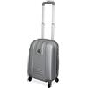 Valigeria.shop Trolley ORMI Bagaglio a Mano IDONEO RYANAIR 55x40x20 Cm. Leggero Rigido in Abs, Valigia fino a 45 Litri 10 KG con 4 Ruote (52cm, Argento)