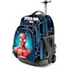 Marvel Spiderman Maximum-Zaino Trolley GTS FAN, Blu, 32 x 47 cm, Capacità 30 L