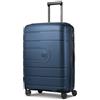 REDOLZ valigia media 66 cm rigida espandibile TSA 4 ruote bagaglio da stiva Essentials 11+