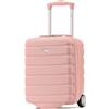 Flight Knight Lightweight 2 Wheel ABS Hard Case Valigie Bagaglio a Mano in Cabina Approvato Per Oltre 100 Compagnie Aeree Tra Cui Easyjet E Dimensioni Massime Per Vueling E Wizz Air 40x30x20cm