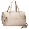 Pepe Jeans Morgan, zaini casual, borse da viaggio, in similpelle beige e nera da donna, di Joumma Bags