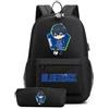 LKY STAR Anime Blue Lock Zaino con Astuccio 2Pcs per Ragazze Ragazzi Cosplay Isagi Yoichi Borsa per La Scuola Primaria Sets