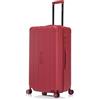 CELIMS - Valigia Grande 75 cm con ripiani | Lucchetto TSA | ABS ultra-resistente | Ruote 360° | Rosso