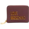 Love Moschino Portafoglio Con Zip Da Donna Marchio, Modello JC5611PP1NKD0, Realizzato In Pelle Sintetica.