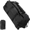 Mfinesun Borsa sportiva con ruote da 80 l, 78,7 cm, grande borsa da viaggio pieghevole, resistente, resistente agli strappi, Nero , 80 x 33 x 30 cm, Borsa sportiva con ruote