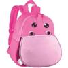 Tinta Unita Zainetto Plus Kids 2025/2026 - Neoprene 27×11.5×31 cm - Flap Bocca - Unicorno, Maialino, Squalo, Dinosauro (Maialino)