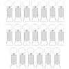 QUARKZMAN 20pz Sublimazione Metallo Apribottiglie Portachiavi Vuoto Trasferimento Sublimazione Portachiavi per Fai Da Te Personalizzato Sublimazione Foto (3,1x9,4cm)