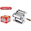 IMPERIA Macchina Manuale per LA Pasta 6 SPESSORI 2 Tipi di Pasta IPASTA Made in Italy