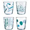 Cerve Set 4 Bicchieri da Tavola Acqua Vino Mood Aura 315 ml