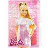 CARTOON Tappeto da camera per bambini Barbie tappeto in microfibra antiscivolo 80 x 120 cm