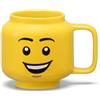 Room Copenhagen LEGO Minifigure Head Tazza in ceramica, 260 ml, giallo