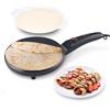 Gourmia Crepe Maker 8 pollici - Piastra elettrica in ceramica antiaderente per frittelle, omelette e omelette, immersione automatica dell'impasto, compatta e leggera, riscaldamento rapido, con piastra