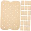 Uonlytech 200 fogli Carta Forno Per Friggitrice Ad Aria Forati Antiaderente Silicone Alimentare Resistenti Grasso Compatibile Teglia Quadrata Per Cottura Uniforme E Pulizia Facile