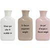 Tata Home Set 3 Umidificatore Termosifoni Riscaldamento Contenitore Evaporatore d'Acqua Stanza Con Gancio Flessibile 3 Colori Mod. Boule Chic