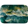 Generico YHIT onde da spiaggia 1009 Tappetino da Bagno in Memory Foam 80 × 50 cm - Antiscivolo, Assorbente, Lavabile in Lavatrice, Asciugatura Rapida e Morbido
