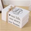 wenyouya Thisisus - Set di 3 libri finti decorativi per case eleganti e raffinate