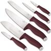 BerlingerHaus Berlinger Haus Set di 6 coltelli in acciaio inox temprato 3cr13/con scatola regalo magnetica/bordeaux opaco
