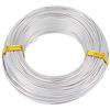Cheriswelry - Filo di alluminio pieghevole per lavori artigianali, 200 m, spessore 1 mm, per creazione di gioielli fai da te in metallo, bambole e scheletri, colore: argento