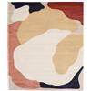 RugVista Big Sur, Tappeto, Moderni, 240 x 300 cm, Rettangolare, Pelo medio, Soggiorno, Camera da letto, Lavabile solo a secco, oeko_tex_100, Giallo/Bianco crema Beige