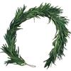 jopiuieo Norfolk - Ghirlanda di pino artificiale, 2,5 m, vero al tatto, per feste e interni, decorazione stagionale per la casa