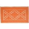 SpazioTessile Tappeto Sardo Stuoia Passatoia 100% Cotone Made In Italy ch 100% Cotone Jaquard (Arancio, 55x115)