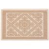 SpazioTessile Tappeto Sardo Stuoia Passatoia 100% Cotone Made In Italy ch 100% Cotone Jaquard (Beige, 55x115)