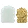 Vynetra Stampo in silicone a forma di fata dei fiori, 3D, per torte, cioccolato, gesso, sapone, resina di cristallo