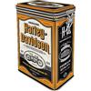 Nostalgic-Art Contenitori da caffè retrò, 1,3 l, Harley-Davidson - Genuine Motorcycles - Idee regalo per biker, scatola con coperchio salva aroma, design vintage
