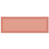mubusi Tappeto Vinile Cucina Sala - Varie Dimensioni - (Cornice Salmone 50x150 cm)