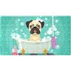 EZIOLY Tappeto da bagno antiscivolo per la toelettatura del cane, tappetino da bagno per doccia e vasca da bagno, 40,5 x 68,5 cm